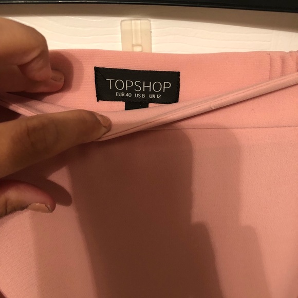 Blush Pink off the shoulder dress - Picture 3 of 3